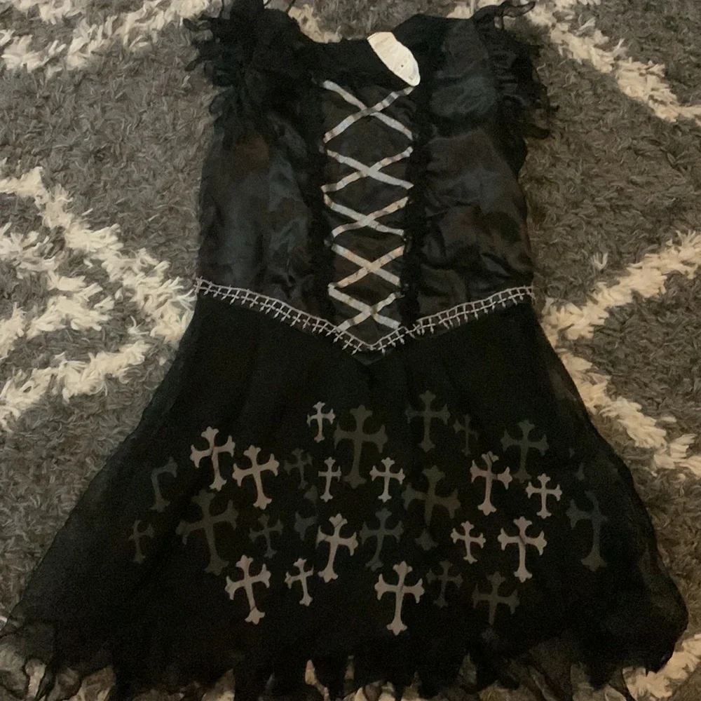 Gothic angel costume size M comes with halo and wings - Picture 2 of 8